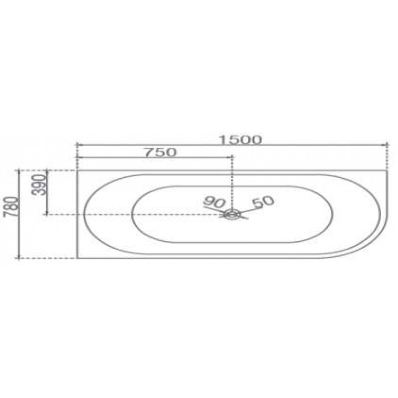AVIA HARPER-150 Freestanding Bath